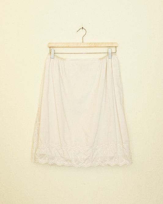 Eyelet Slip Skirt