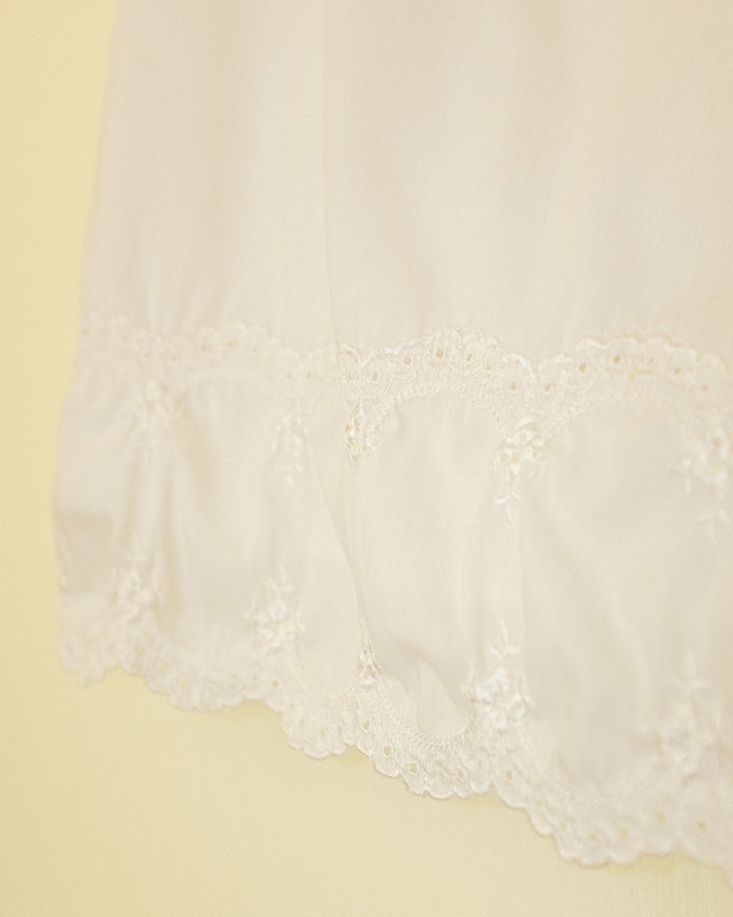 Eyelet Slip Skirt