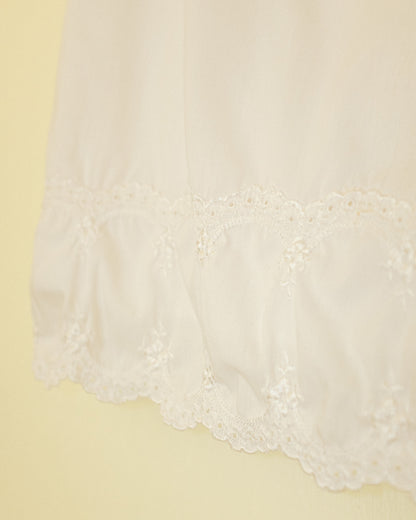 Eyelet Slip Skirt