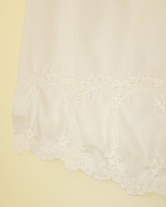 Eyelet Slip Skirt
