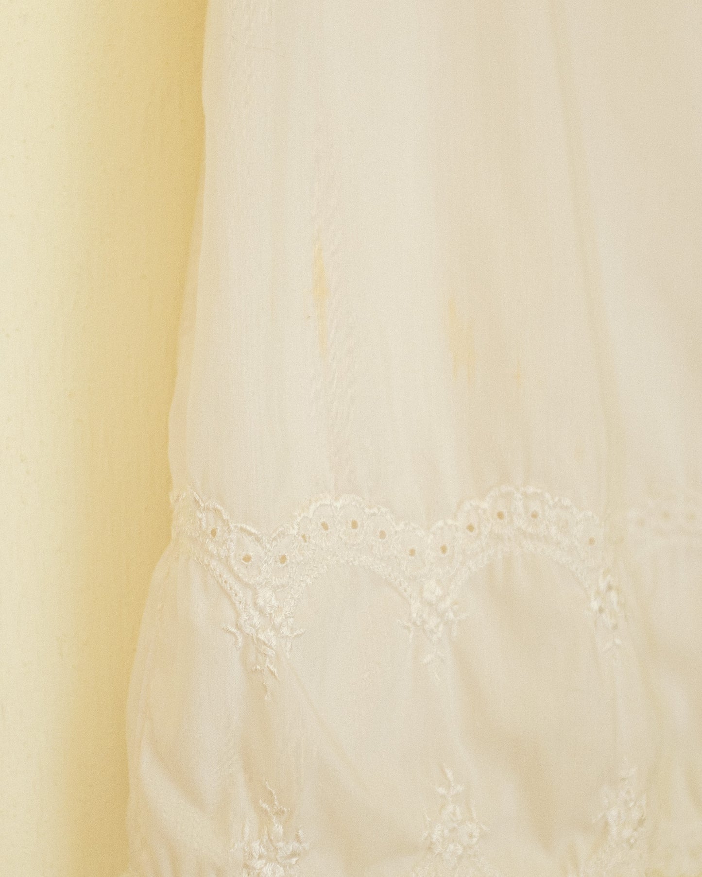 Eyelet Slip Skirt
