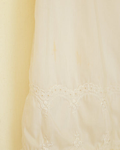 Eyelet Slip Skirt