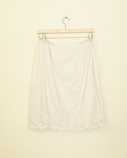 Eyelet Slip Skirt