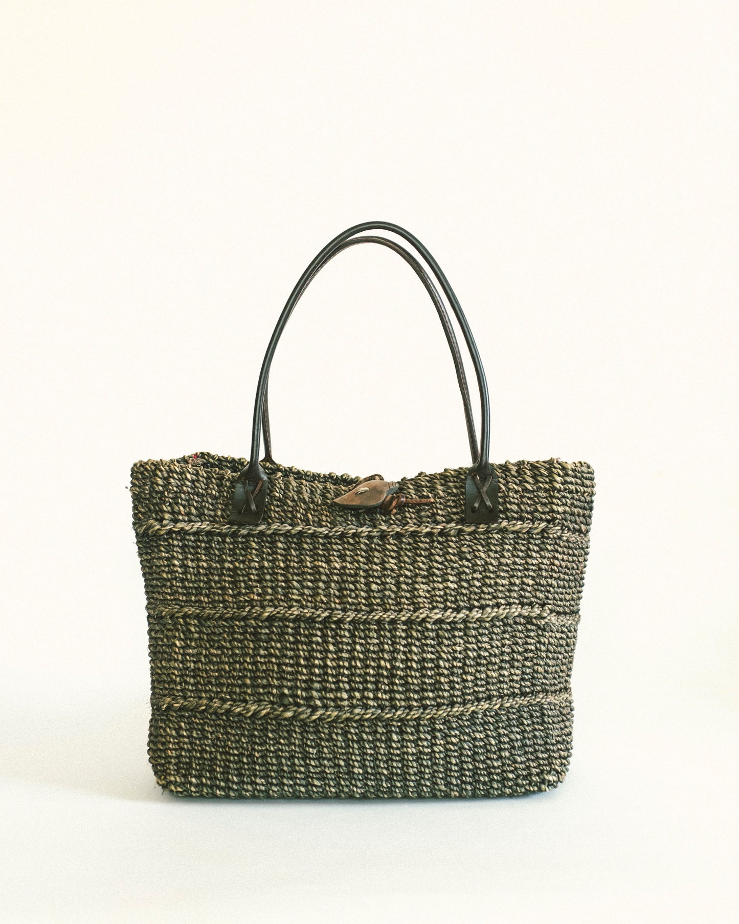 Olive Woven Tote