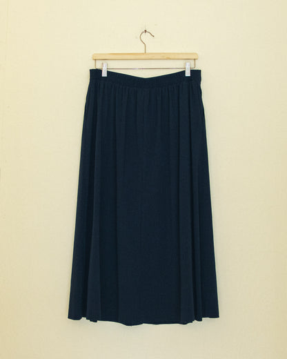 Button Midi Skirt