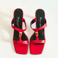 Buckle Block Sandals 10