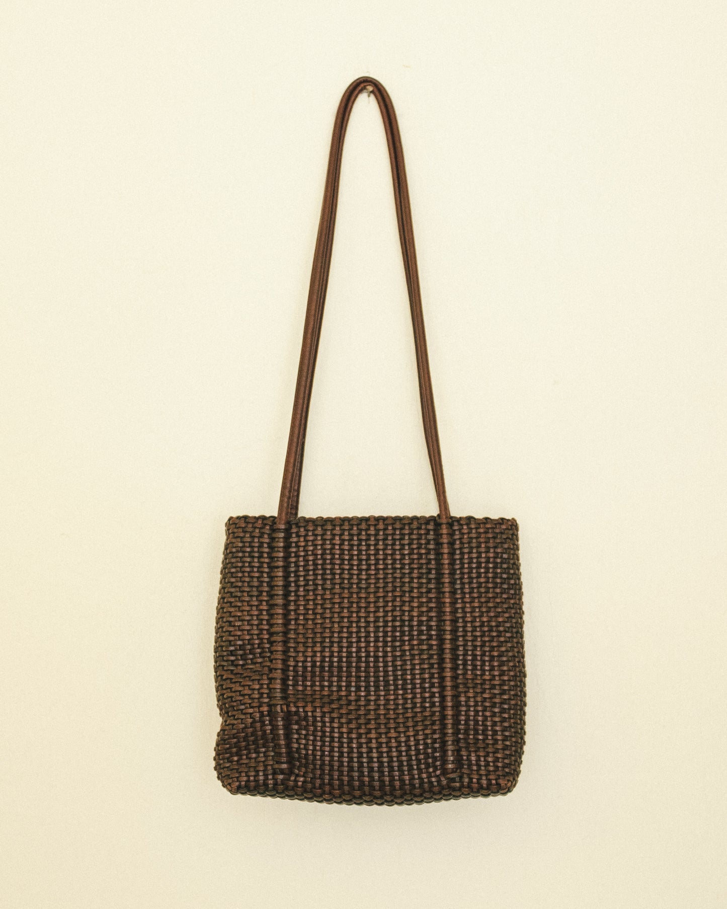 Braided Umber Shoulder Bag