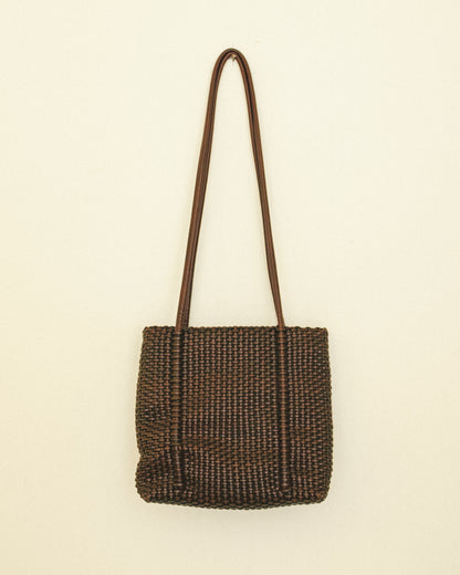 Braided Umber Shoulder Bag