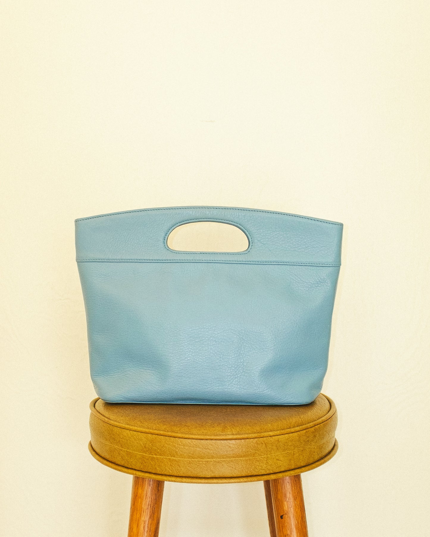Sky Leather Handbag