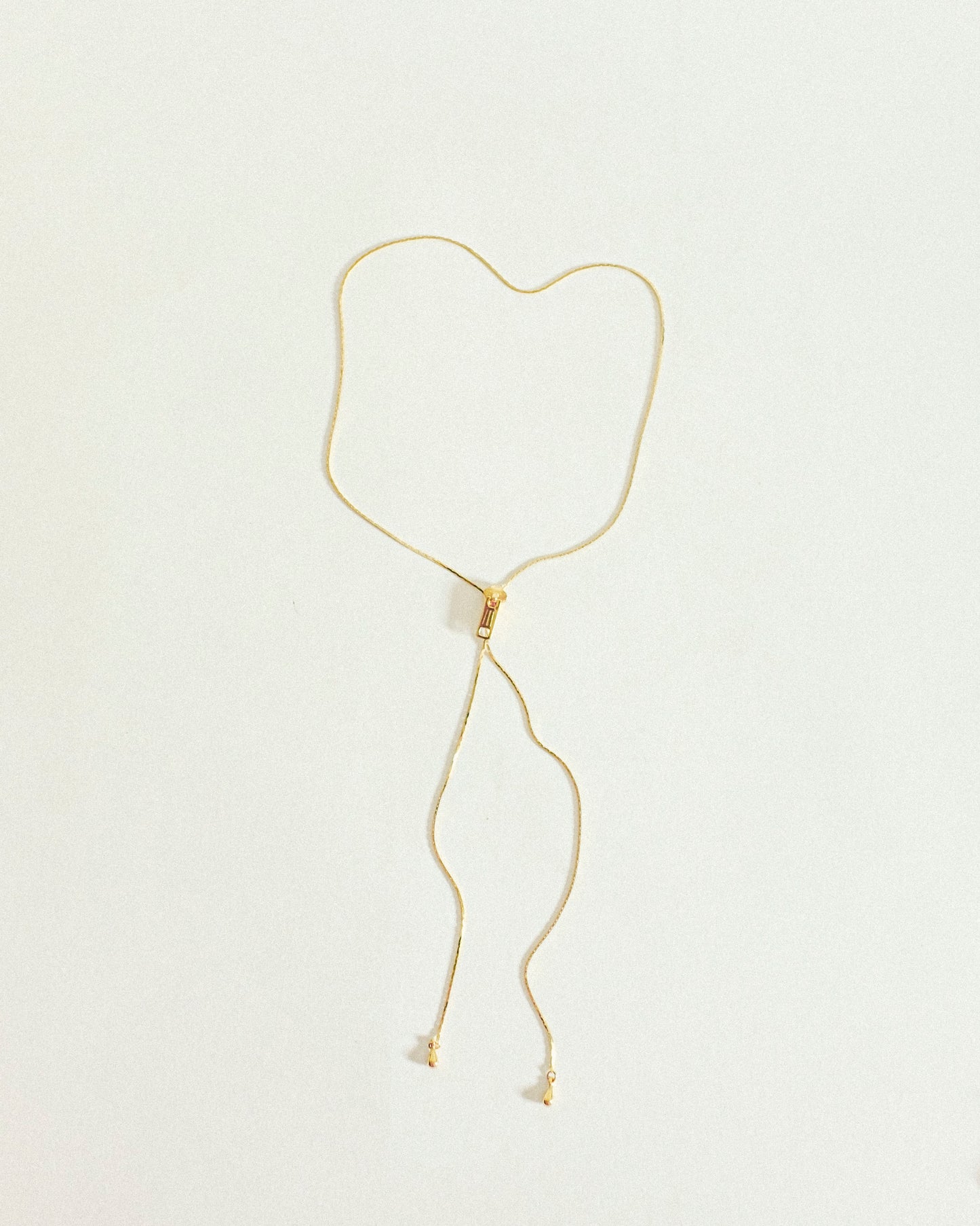 Zipper Lariat Necklace