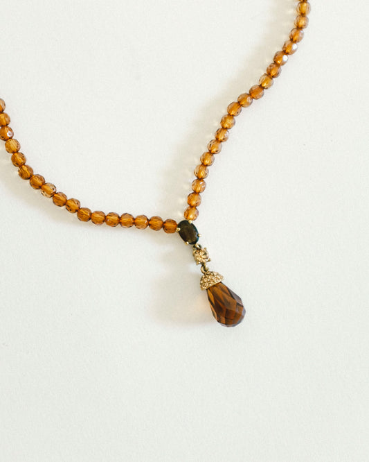 Cocoa Bead Necklace