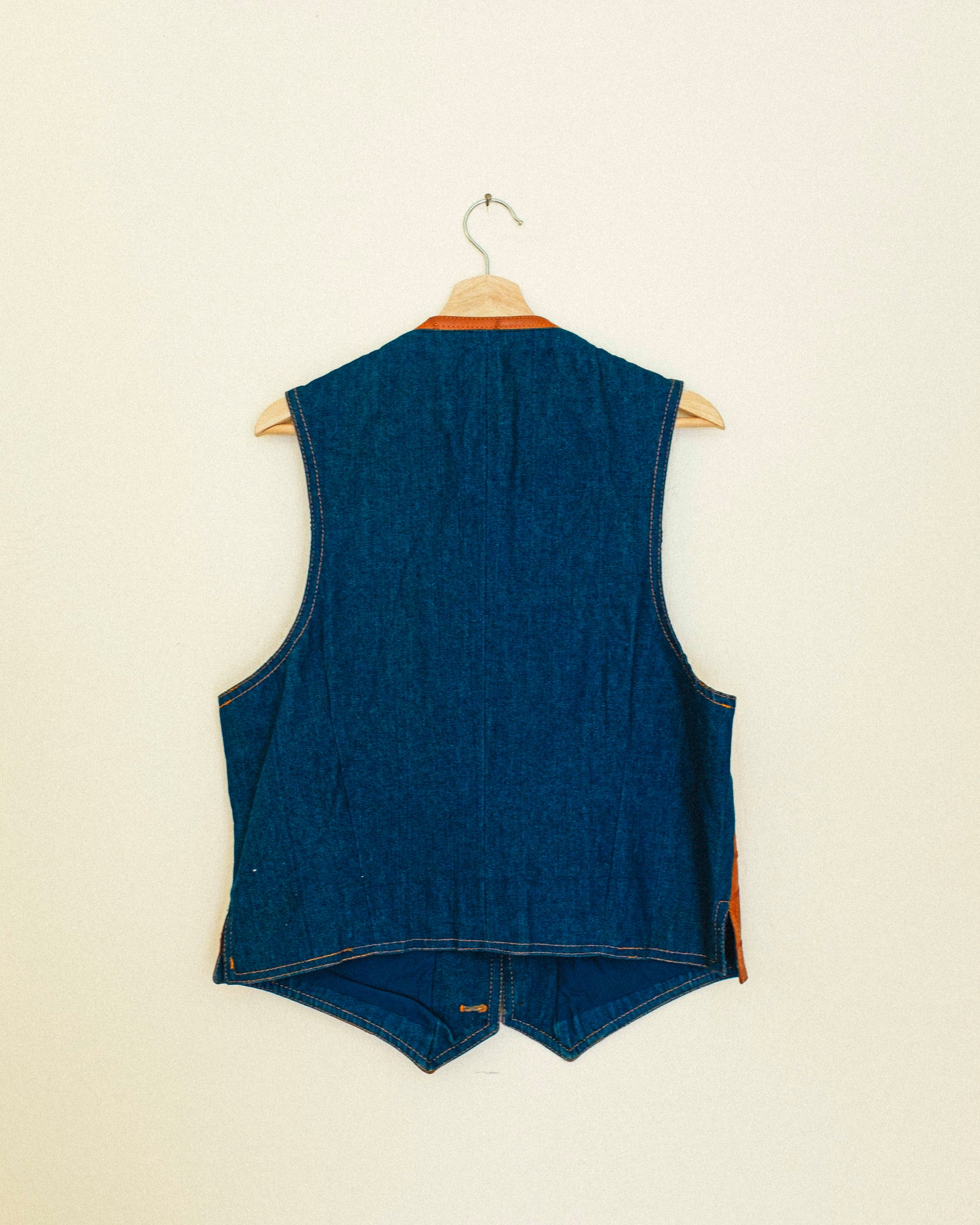 Patchwork Leather Vest