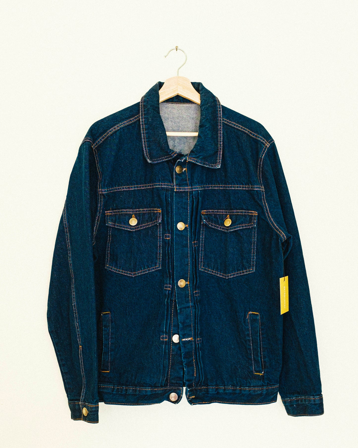 Oversized Denim Jacket - Dark