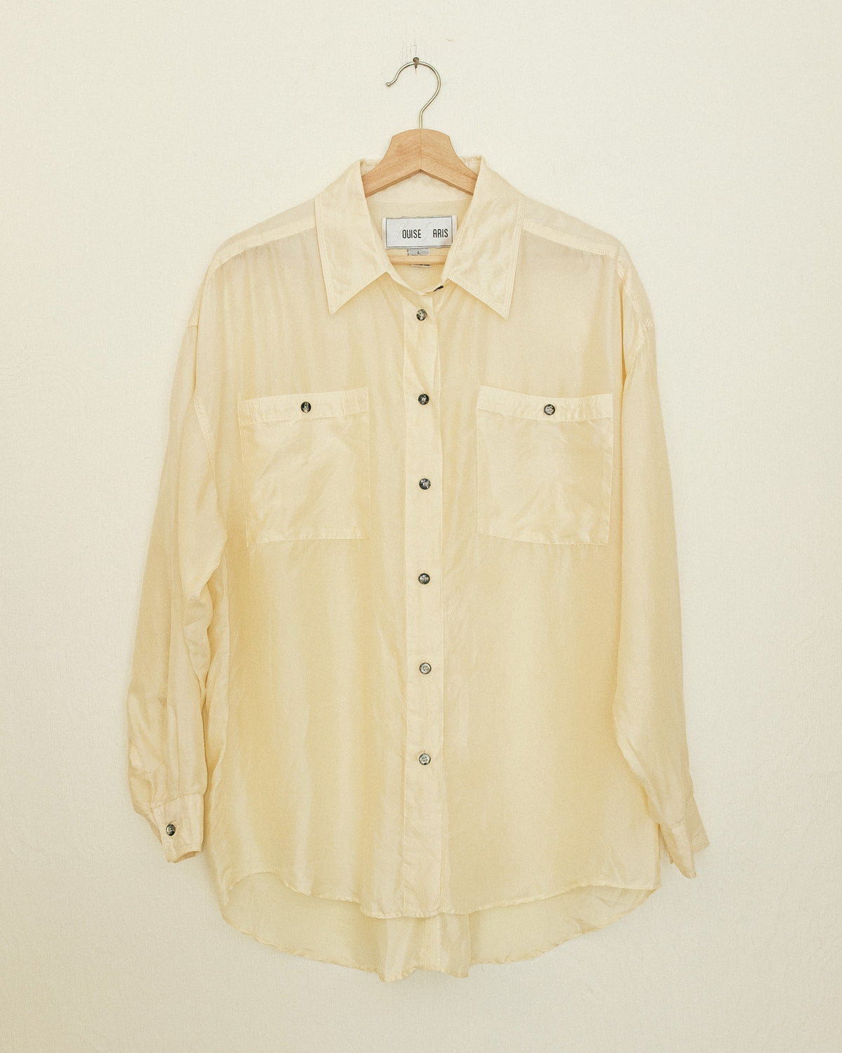 Ivory Silk Blouse
