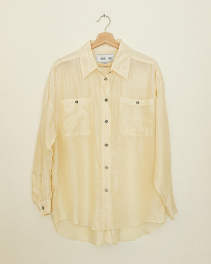 Ivory Silk Blouse