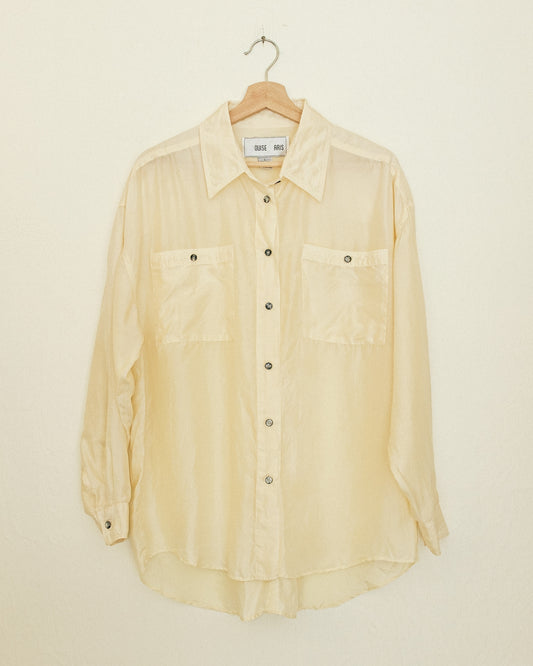 Ivory Silk Blouse