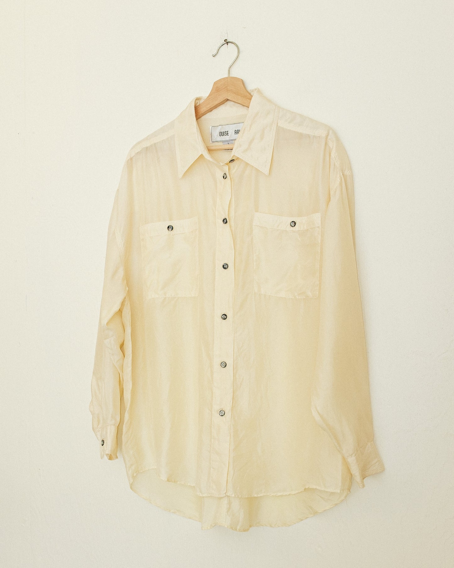 Ivory Silk Blouse