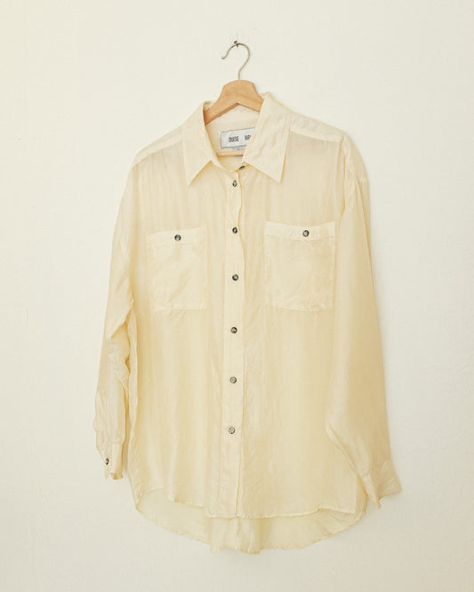 Ivory Silk Blouse