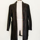 Chocolate Leather Trench