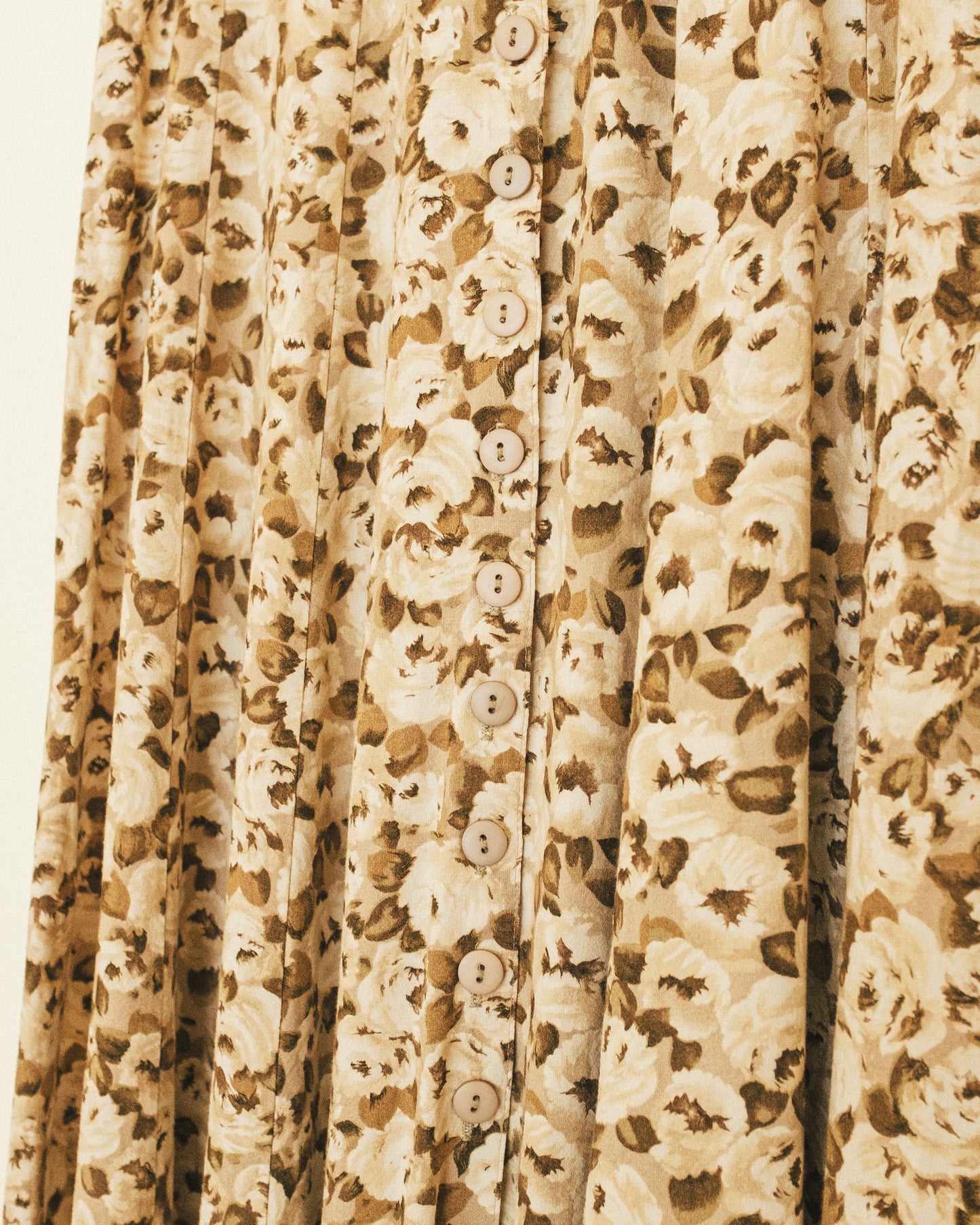 Neutral Rosette Skirt