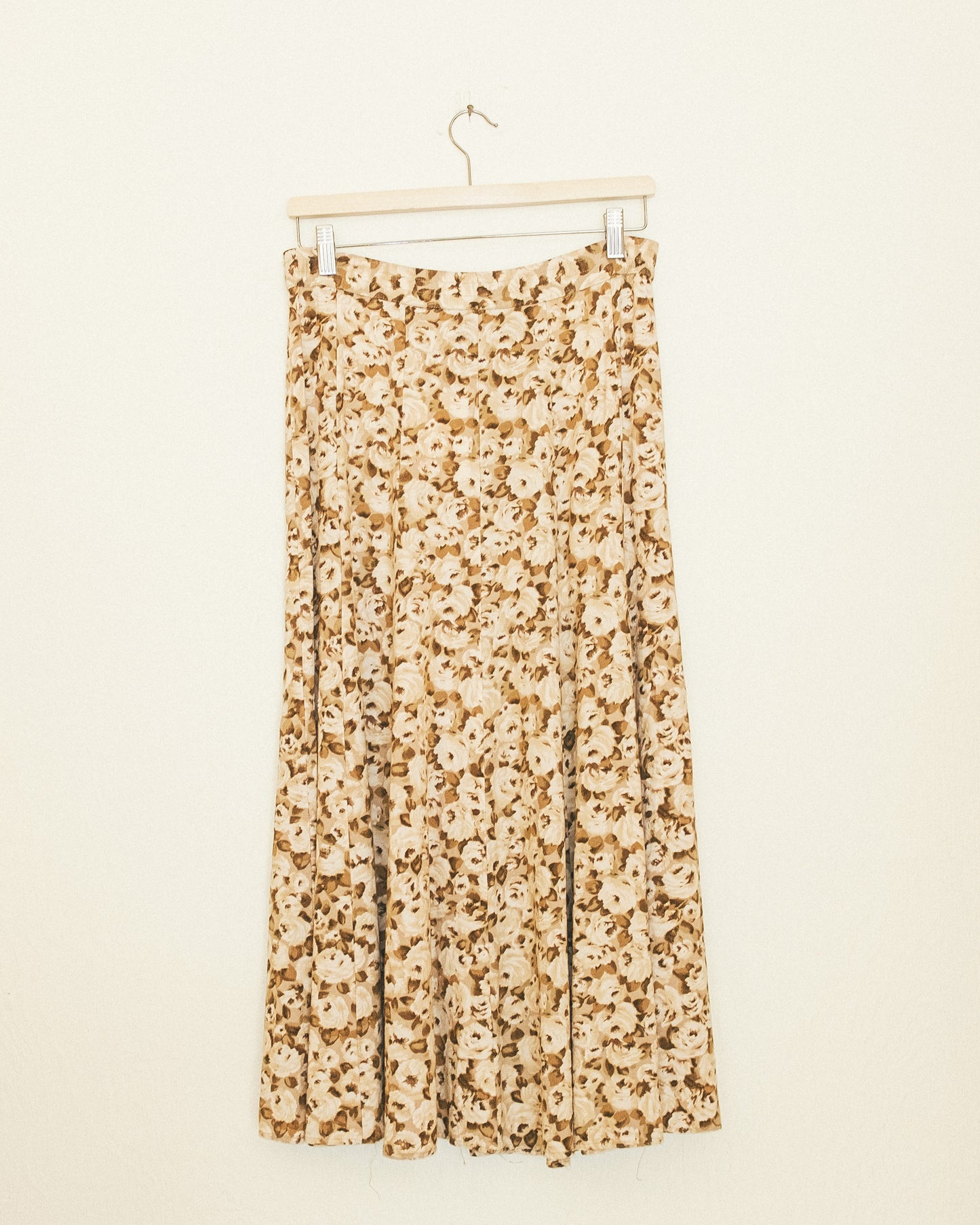 Neutral Rosette Skirt