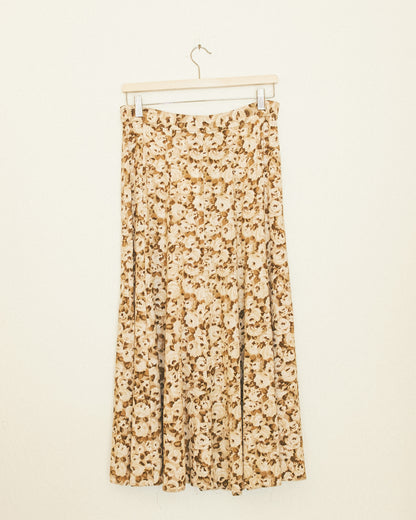 Neutral Rosette Skirt