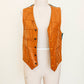 Patchwork Leather Vest