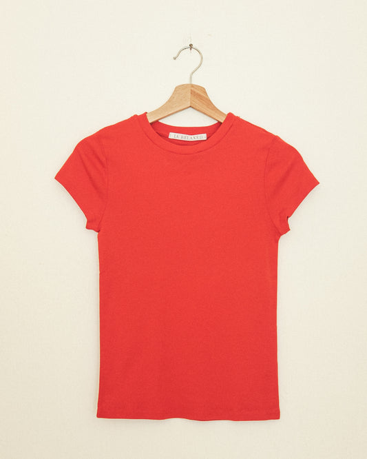 Bebe Organic Tee - Cherry