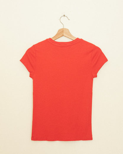 Bebe Organic Tee - Cherry