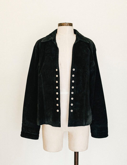 Onyx Suede Jacket