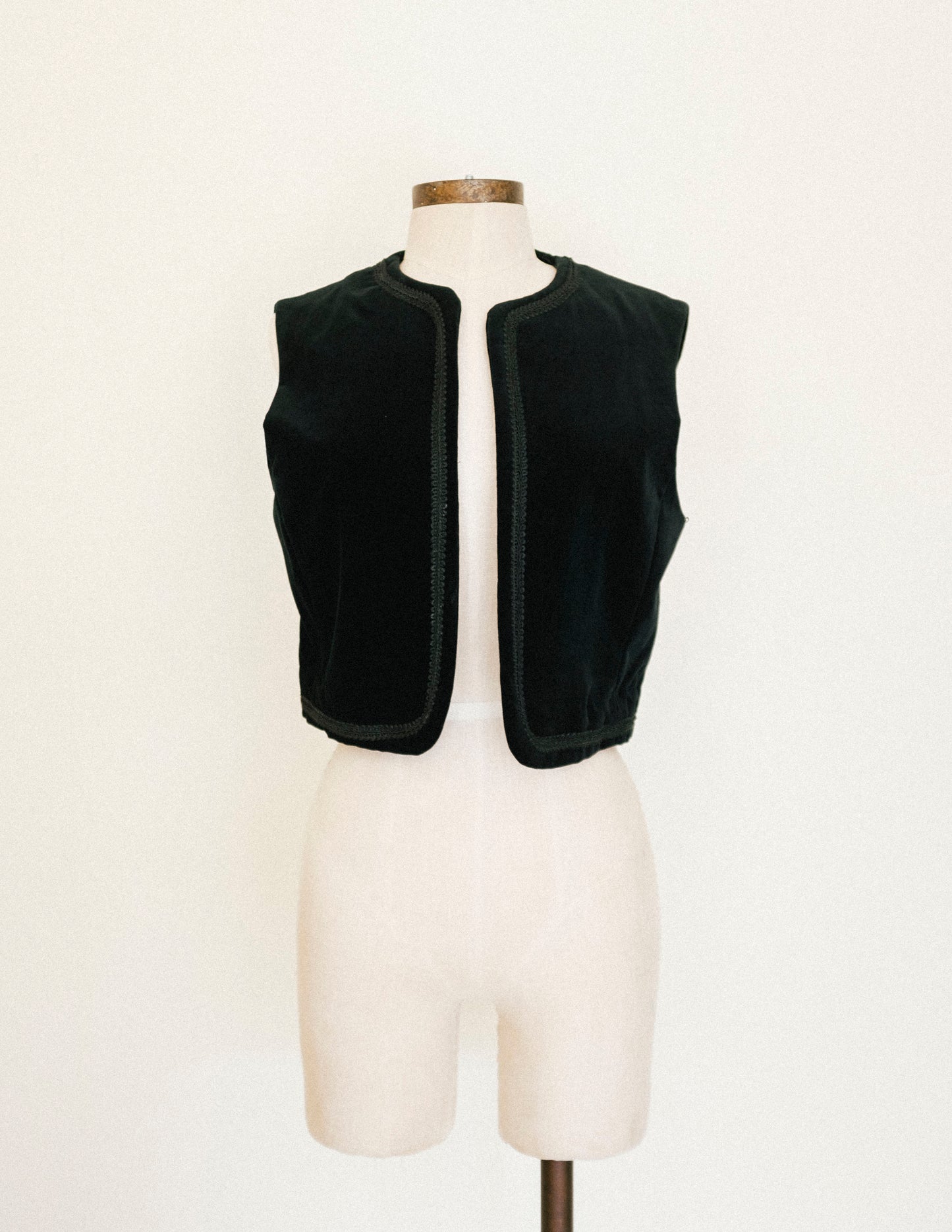 70's Velvet Vest