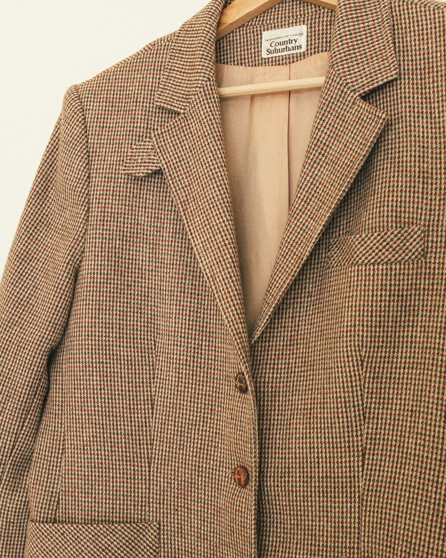 Rosewood Wool Blazer