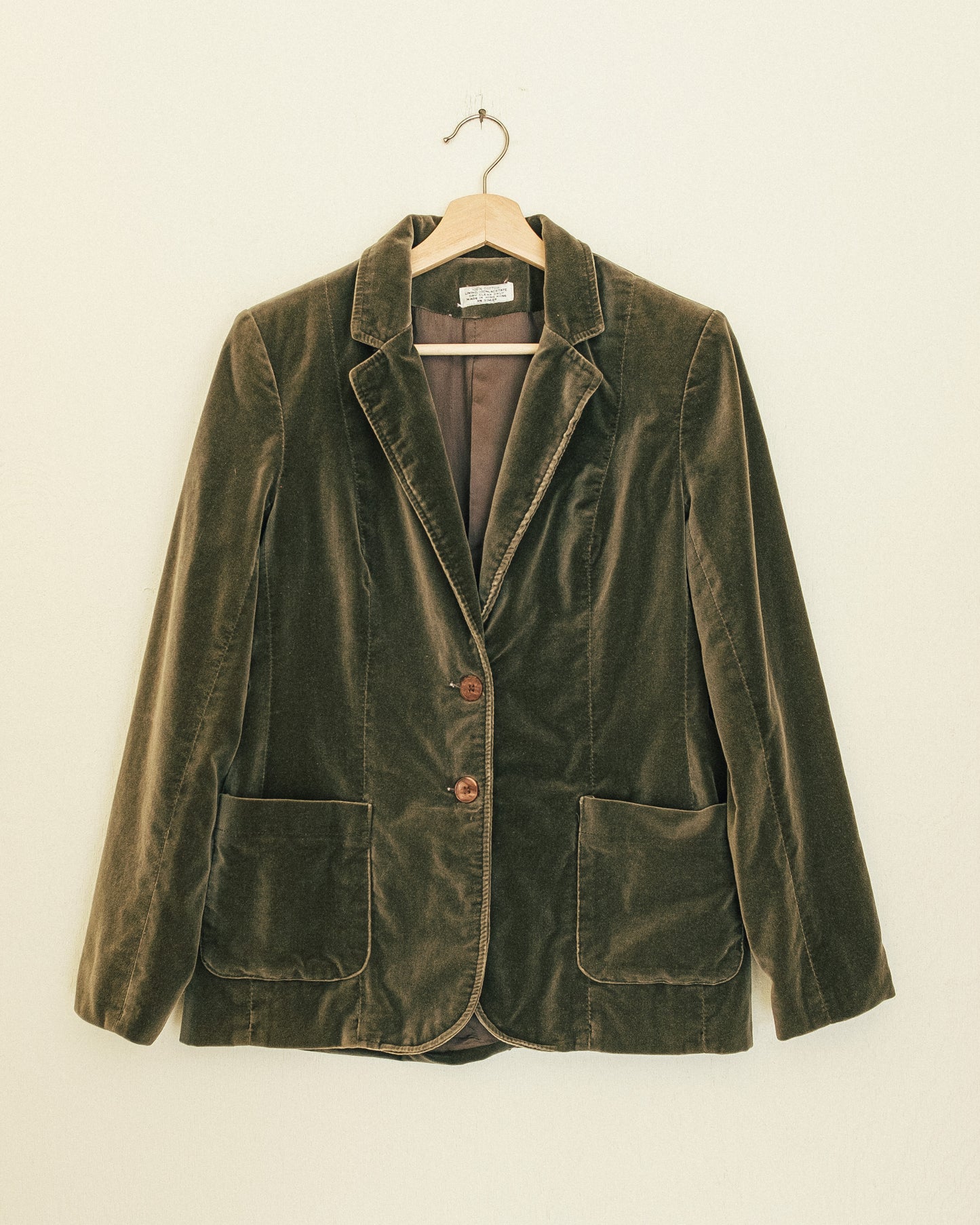 Fog Velvet Blazer