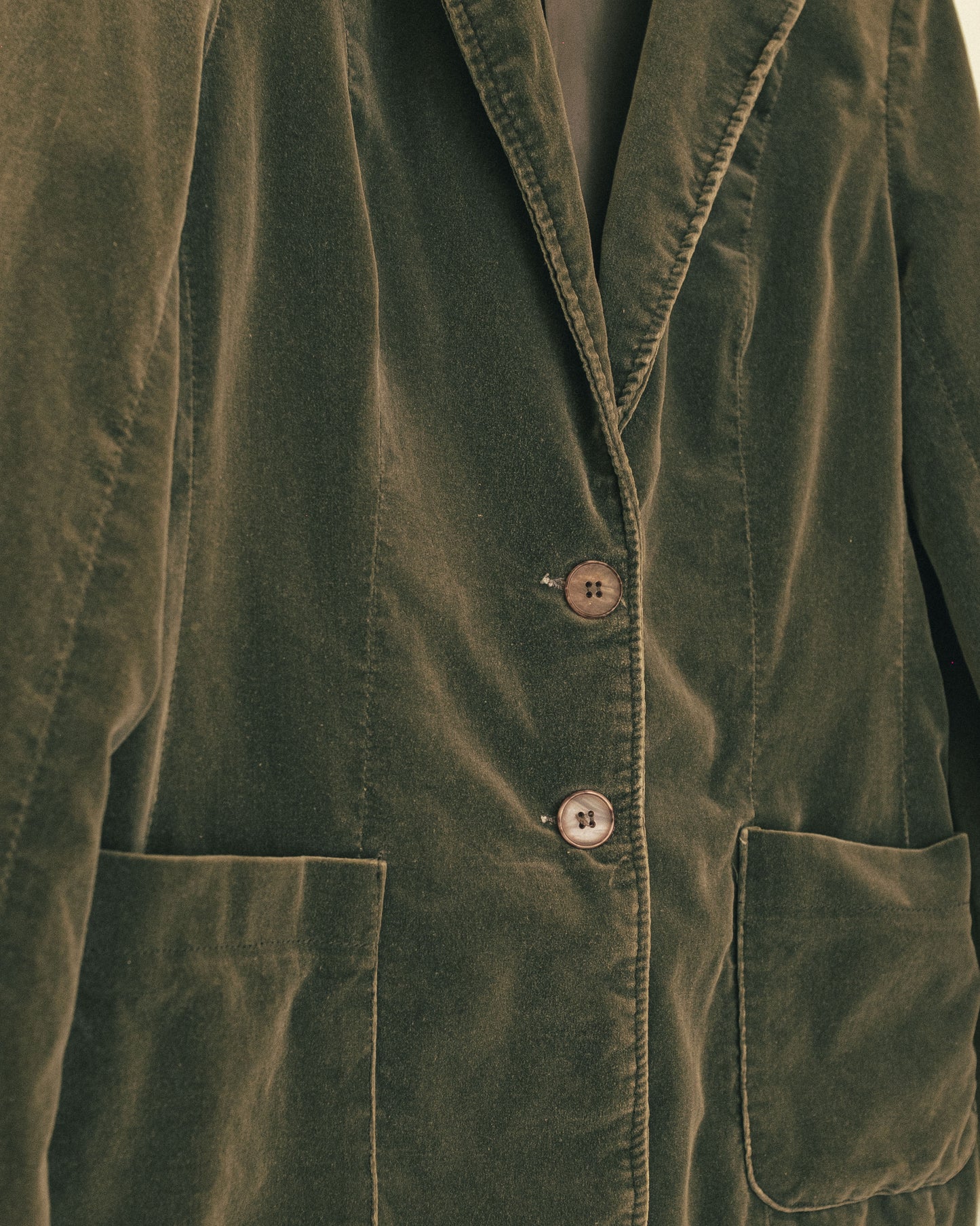 Fog Velvet Blazer