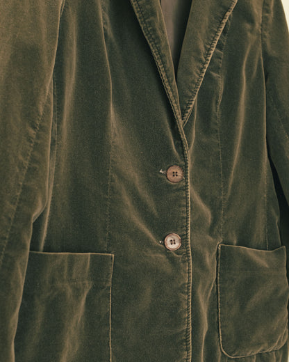 Fog Velvet Blazer
