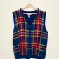 Plaid Sweater Vest