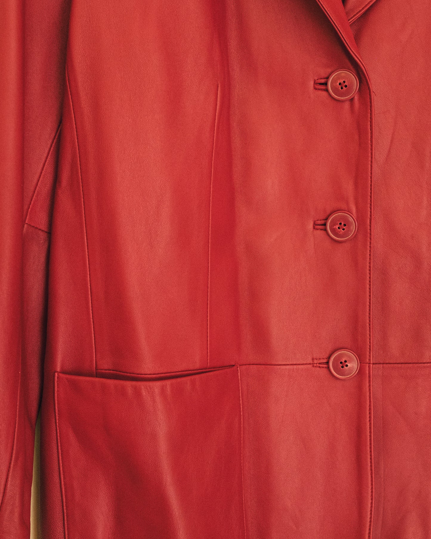 Cherry Leather Jacket