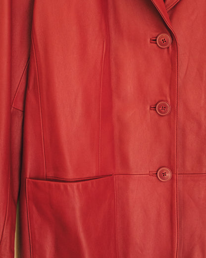 Cherry Leather Jacket