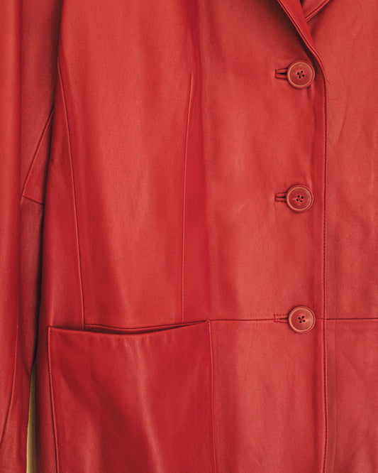 Cherry Leather Jacket