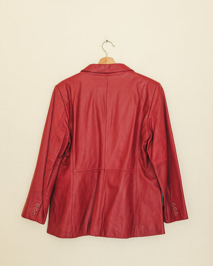 Cherry Leather Jacket