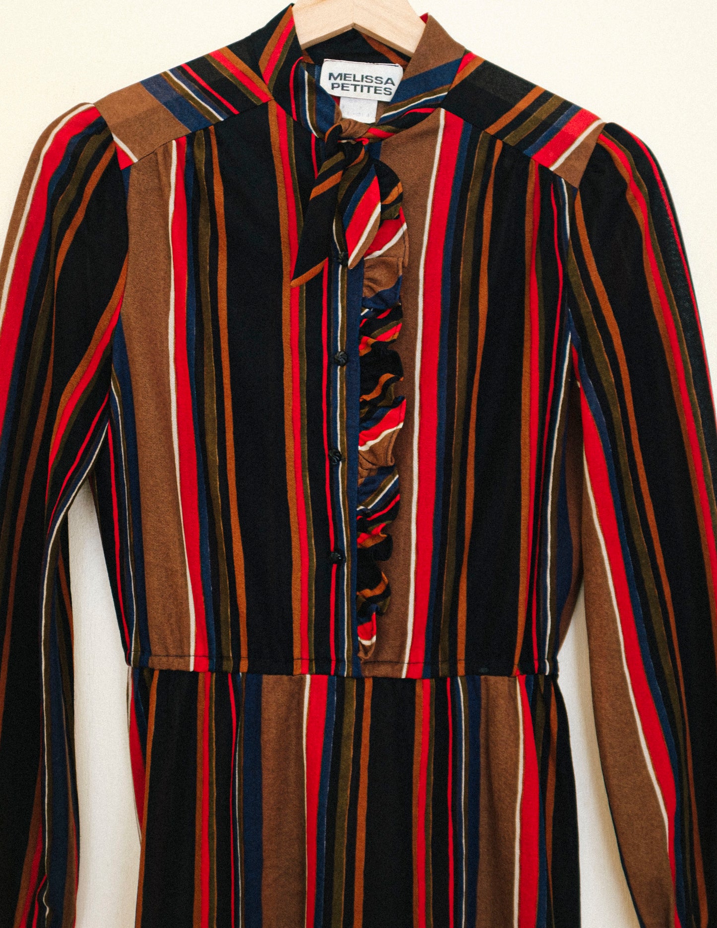 70's Cocoa Stripe Dress