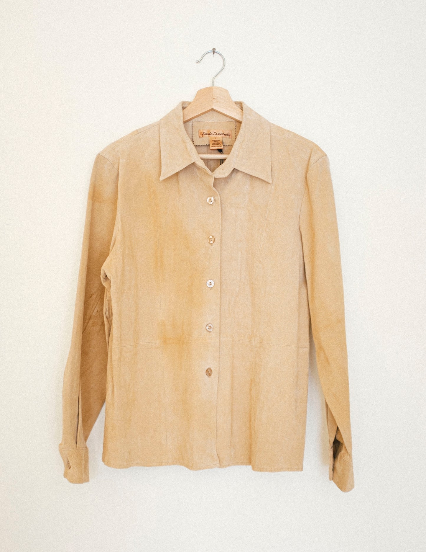 Latte Suede Shirt