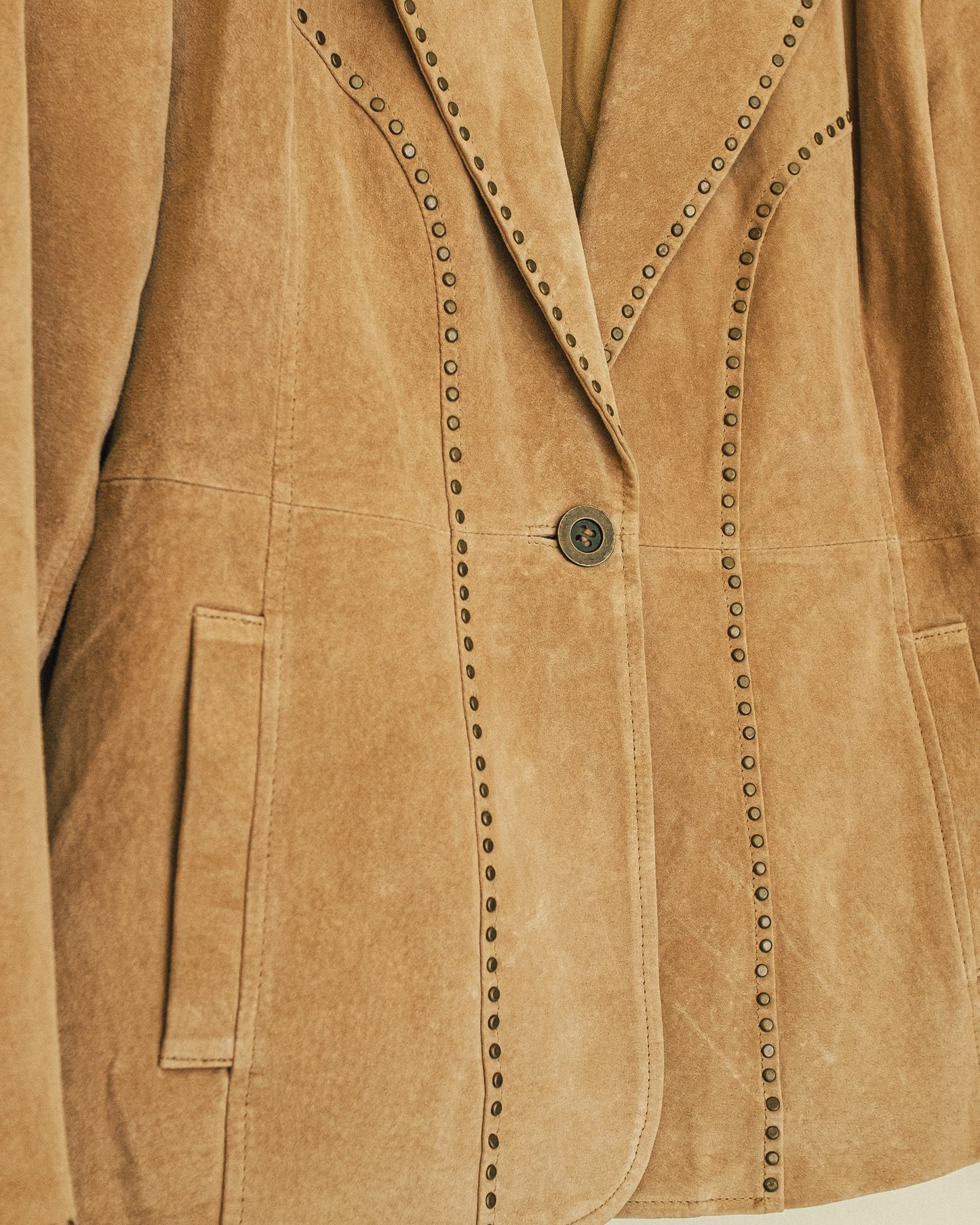 Studded Suede Blazer