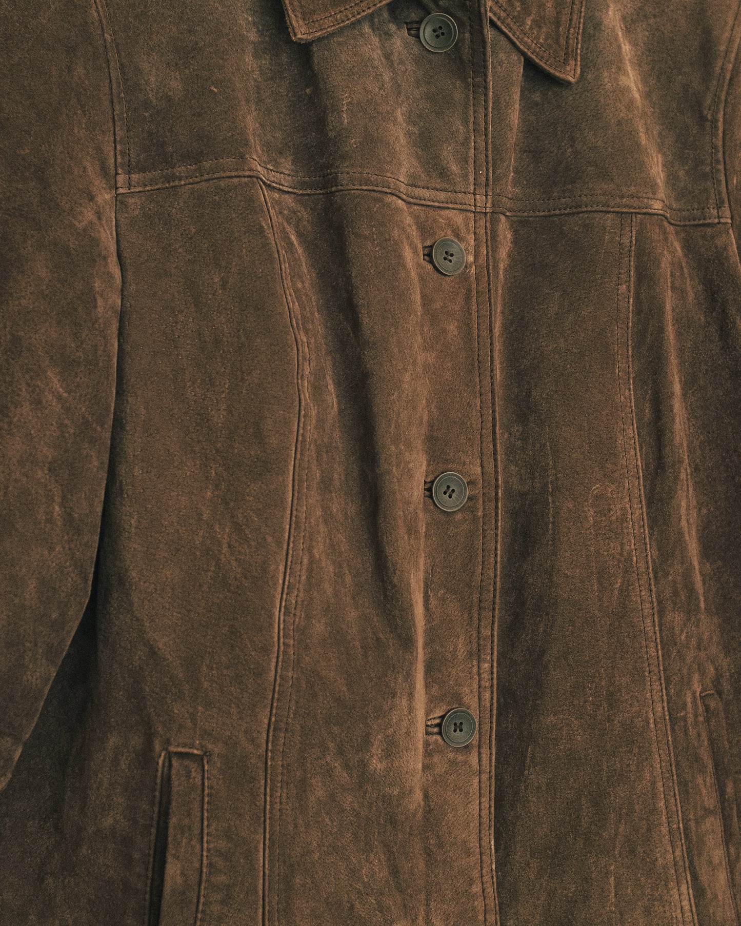 Coffee Suede Jacket
