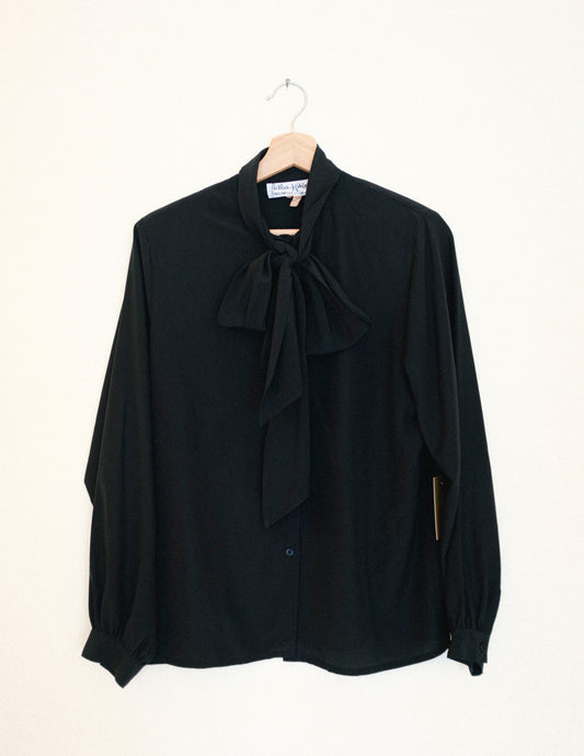 Coal Bow Blouse