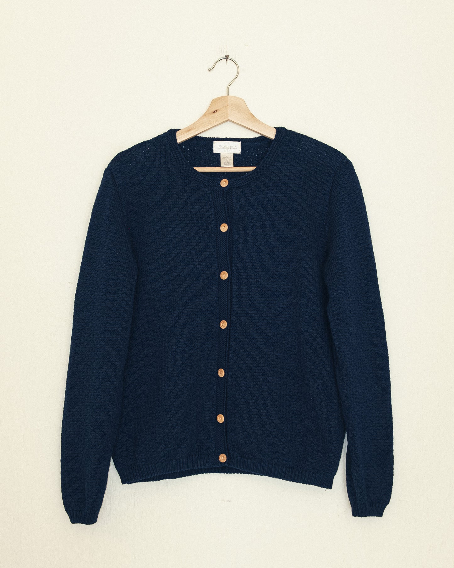 Navy Cardigan Sweater