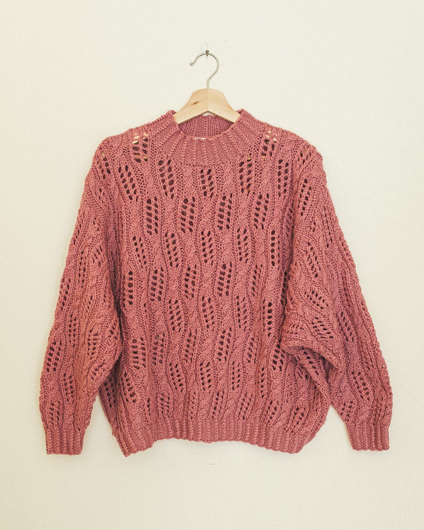 Rose Knit Pullover