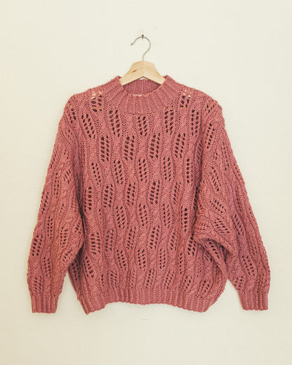 Rose Knit Pullover