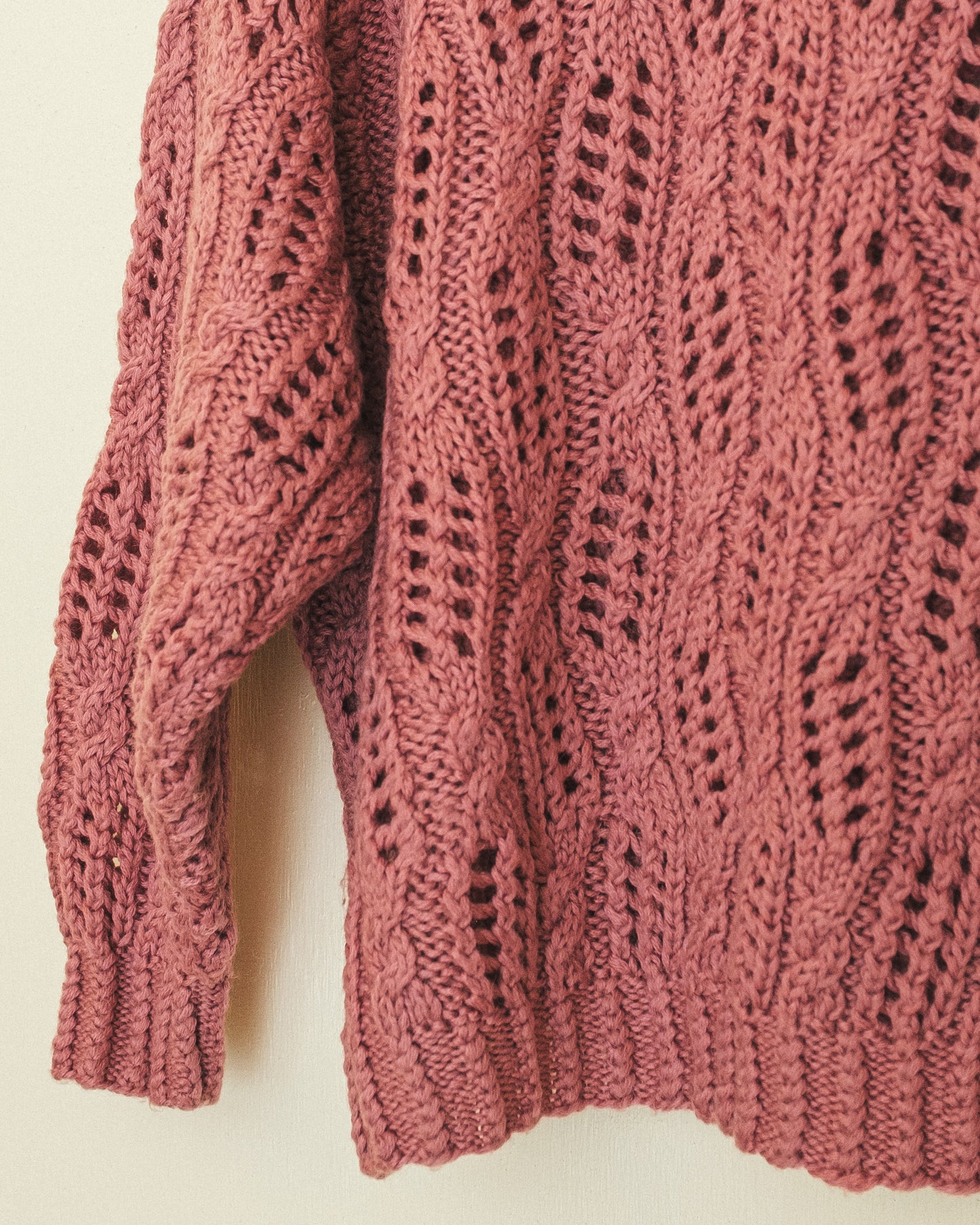 Rose Knit Pullover