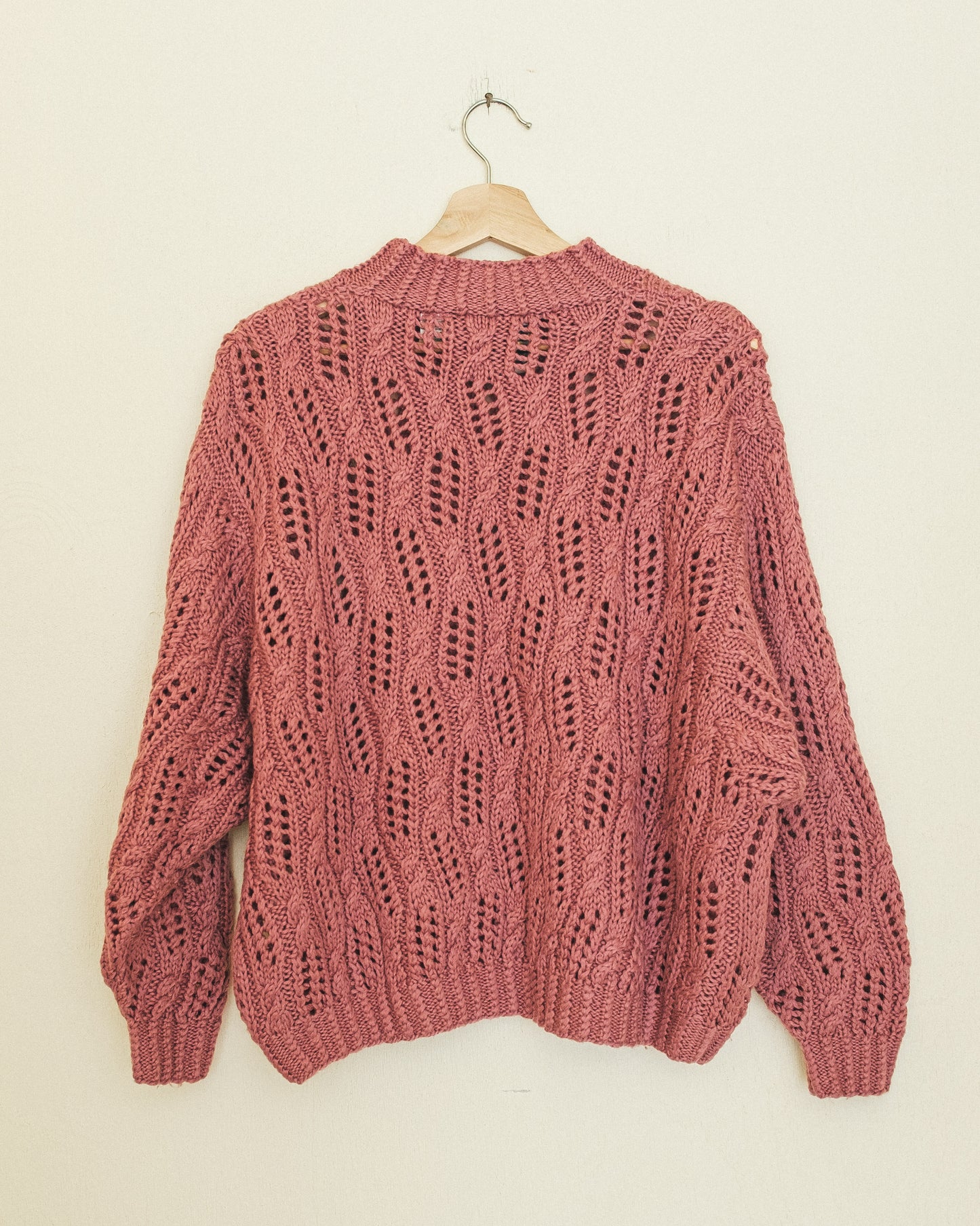 Rose Knit Pullover